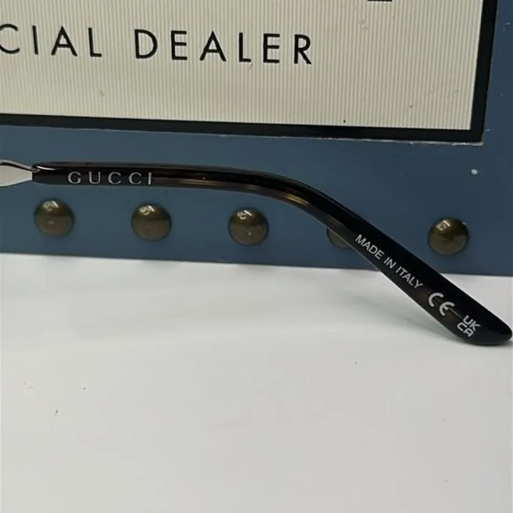 Gucci GG0946OA Square Metal Eyeglasses – Full Rim Frame for Men